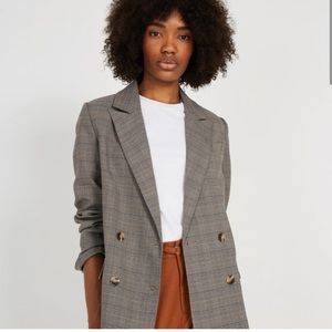 NWT Frank And Oak plaid blazer